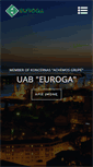 Mobile Screenshot of euroga.lt